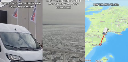 Una pareja explica su curiosa experiencia de hacer una mudanza desde Finlandia a Barcelona en furgoneta: “Nos ahorramos 1.500€”