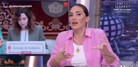 Tamara Falcó durante su intervención en 'El Hormiguero'