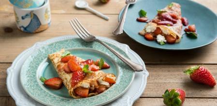 Creps de fresones, una receta deliciosa