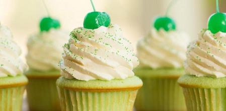 Shamrock Shake Cupcakes: porque en San Patricio no todo es beber