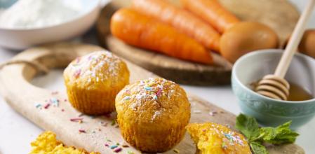 Cómo hacer esta deliciosa receta de muffins de zanahoria y avena