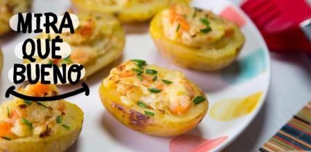 ‘Mira qué bueno’: la receta de patatas al horno rellenas a la que nadie podrá resistirse