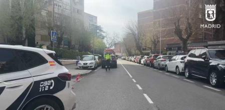 La calle Maqueda, donde se ha producido el accidente.