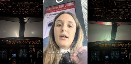 Una piloto de avión enseña que se hace cuando no hay visibilidad en pista: "El modo avión puede salvarte la vida"