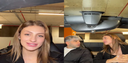 Estos dos tiktokers han bromado con un pequeño accidente en el coche