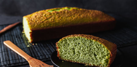 Cómo hacer un bizcocho de té matcha