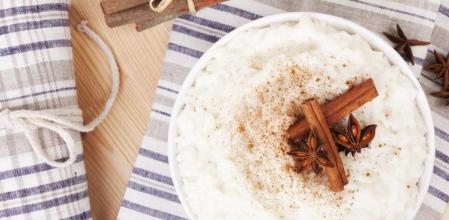Cómo hacer tarta de arroz con leche con galletas