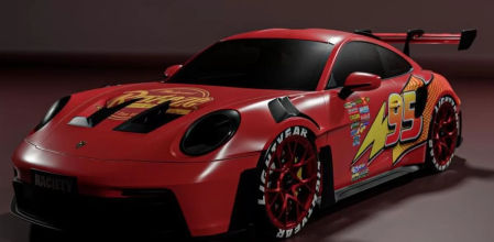 Esta es la versión Porsche de Rayo McQueen