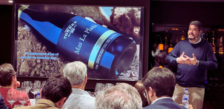 Cata vertical de añadas de Mas La Plana