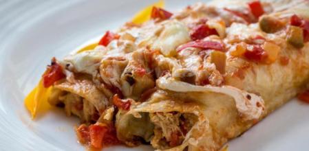 La receta de canelones de tortilla de maíz al estilo azteca
