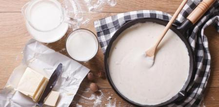 La receta de la auténtica salsa bechamel