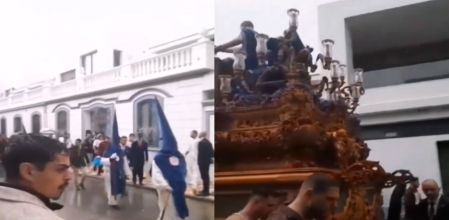 Un rayo impacta cerca de una procesión en La Línea: “Cayó en medio de nosotros”