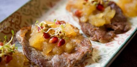 La receta definitiva de lomo de cerdo con compota de manzana