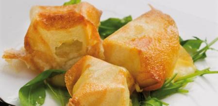 Paquetitos de foie y manzana, un entrante sencillo que te encantará