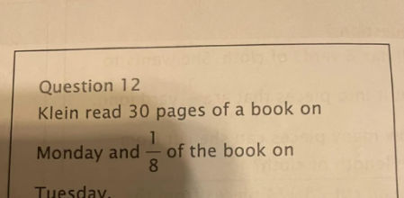 El inicio del enunciado del problema