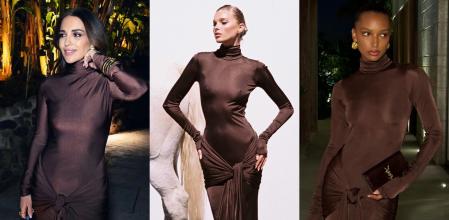 Paula Echevarría, Elsa Hosk y Jasmine Tookes con el vestido viral de la primavera