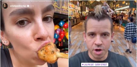 Cristina Pedroche y Dabiz Muñoz disfrutan en Singapur