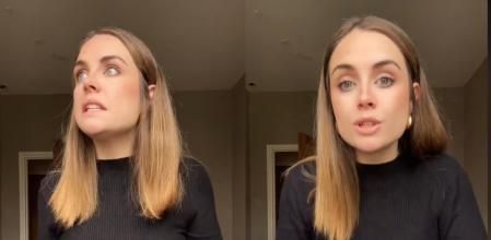 Noelia comparte su opinión en TikTok.