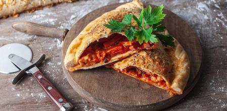 Cómo hacer esta receta de pizza calzone