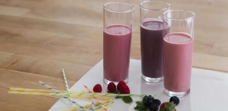 Horchata... mejor con frutos rojos