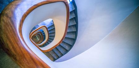 Escalera del Park Hotel.