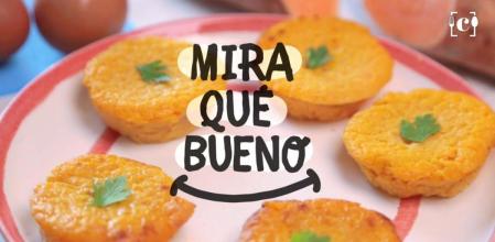 ‘Mira qué bueno’: Pasteles de boniato para preparar en familia