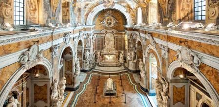 Interior de la capilla Sansevero, en Nápoles.