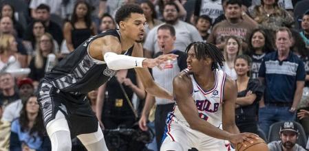 Maxey, con 52 puntos, y Wembanyama, con 33 y 18 rebotes, son dos de los mayores talentos jóvenes de la NBA