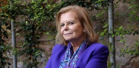 L'escriptora Carme Riera a Barcelona