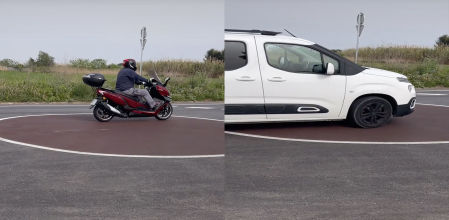 Prácticamente nadie obedece esta rotonda