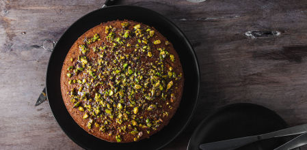 ¿Te faltan ideas para comer pistachos? Prueba con este esponjoso bizcocho