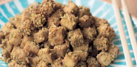 Cómo hacer tofu rebozado al horno con semillas