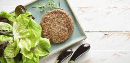 Hamburguesas vegetarianas de berenjenas, muy fáciles y ricas