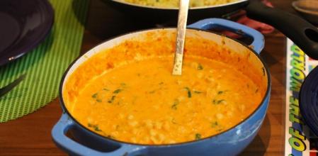 Curry de garbanzos para quedar bien con los colegas de yoga