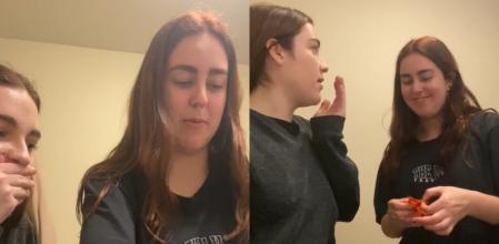 La joven ha quedado sorprendida con la calidad.