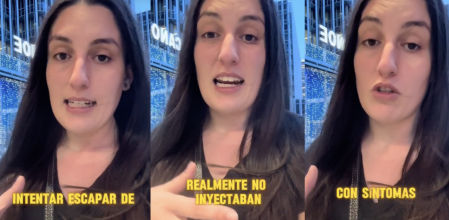 Una médica atiende a una chica en el metro que ha recibido un pinchazo y explica qué hay que hacer en este tipo de ocasiones