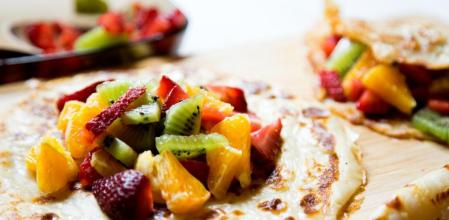El secreto de la mejor receta de crepes de frutas