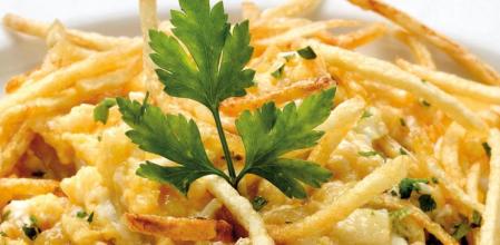 Receta de bacalao à Brás, uno de los platos favoritos de los portugueses