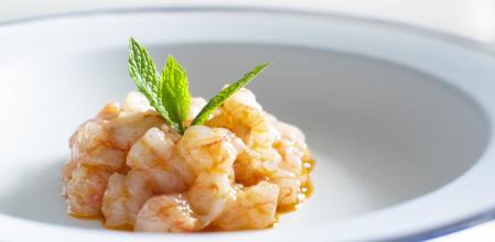 Cómo preparar esta receta de tartar de gambas rojas