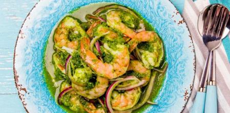 Aguachile de gambas, una opción refrescante y deliciosa