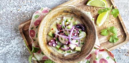 La receta de ceviche de pulpo más fácil y apetitosa