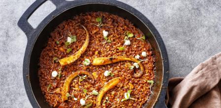 Triunfa con esta exquisita receta de arroz con pulpo blanco