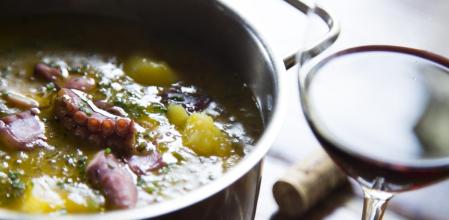 Pulpo a la cazuela, una receta tradicional