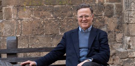 El sacerdote y vicario del Hospital de Campaña Santa Anna de Barcelona, Xavier Morlans.