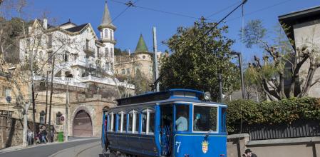 Imagen del último día en el que se vio circular al Tramvia Blau, 28 de enero de 2018&nbsp;