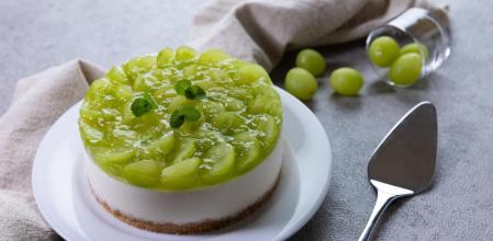Cómo hacer tarta de uvas y queso