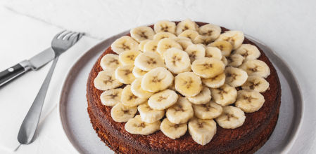 Cómo hacer una tarta de plátanos