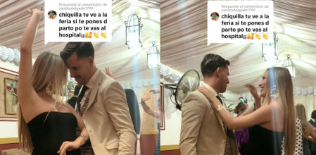 Una influencer recurre a la Feria de Abril para intentar dar a luz: "Bailando sevillanas en el pescaito"