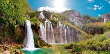 Parque Nacional de los lagos Plitvice.
