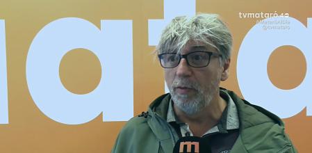 Fran Seijo en una entrevista con TV Mataró  .